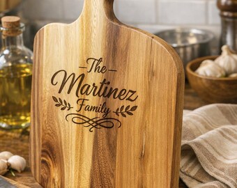 Custom Laser‑Engraved Cutting Board — Your Message, Your Style