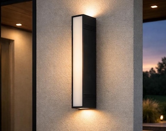 Moderne Aluminium-LED-Wandleuchte (IP65 wasserdicht)