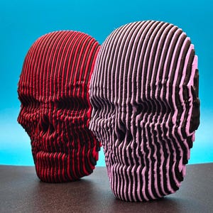 Vecna Stranger Things 3D-printad genomskinlig Fidget!
