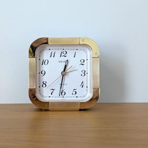 Seiko Vintage Alarm Clock - Etsy