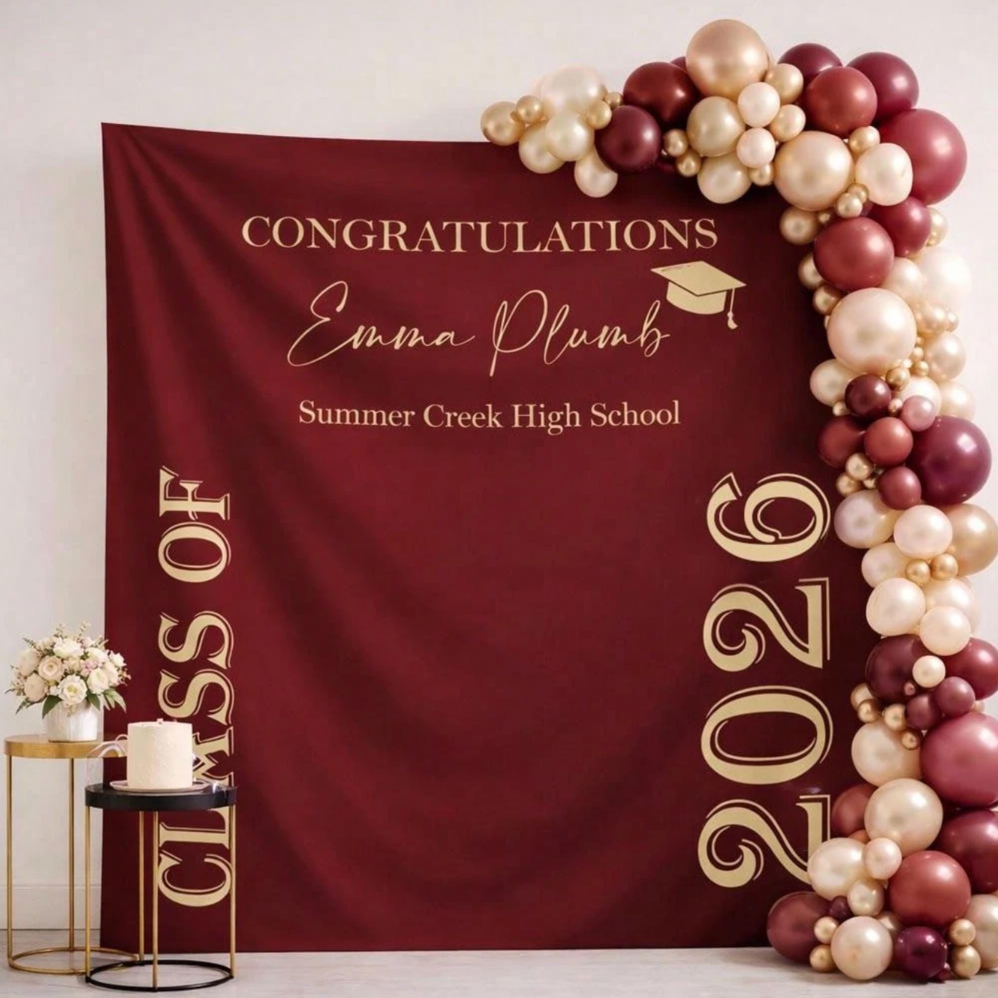 Graduation Flash Color Custom Graduation Banner | School Colors Sign | College Welcome Sign - Etsy