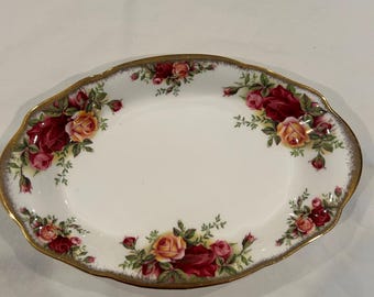 Vintage Royal Albert Old Country Roses Serving Dishes