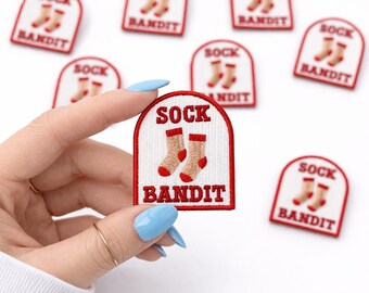 Écusson de bandit pour chaussettes, accessoire pour chien rigolo, appliqué pour animal de compagnie (H 2,25 po. x l 1,85 po.)