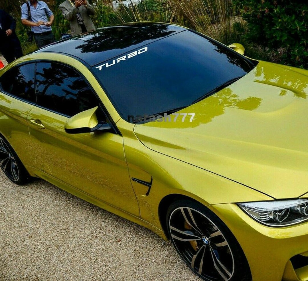 Turbo Rear Window Sticker TURBO Windshield Decal Sticker Racing Car SUV Motorsport Performance ...