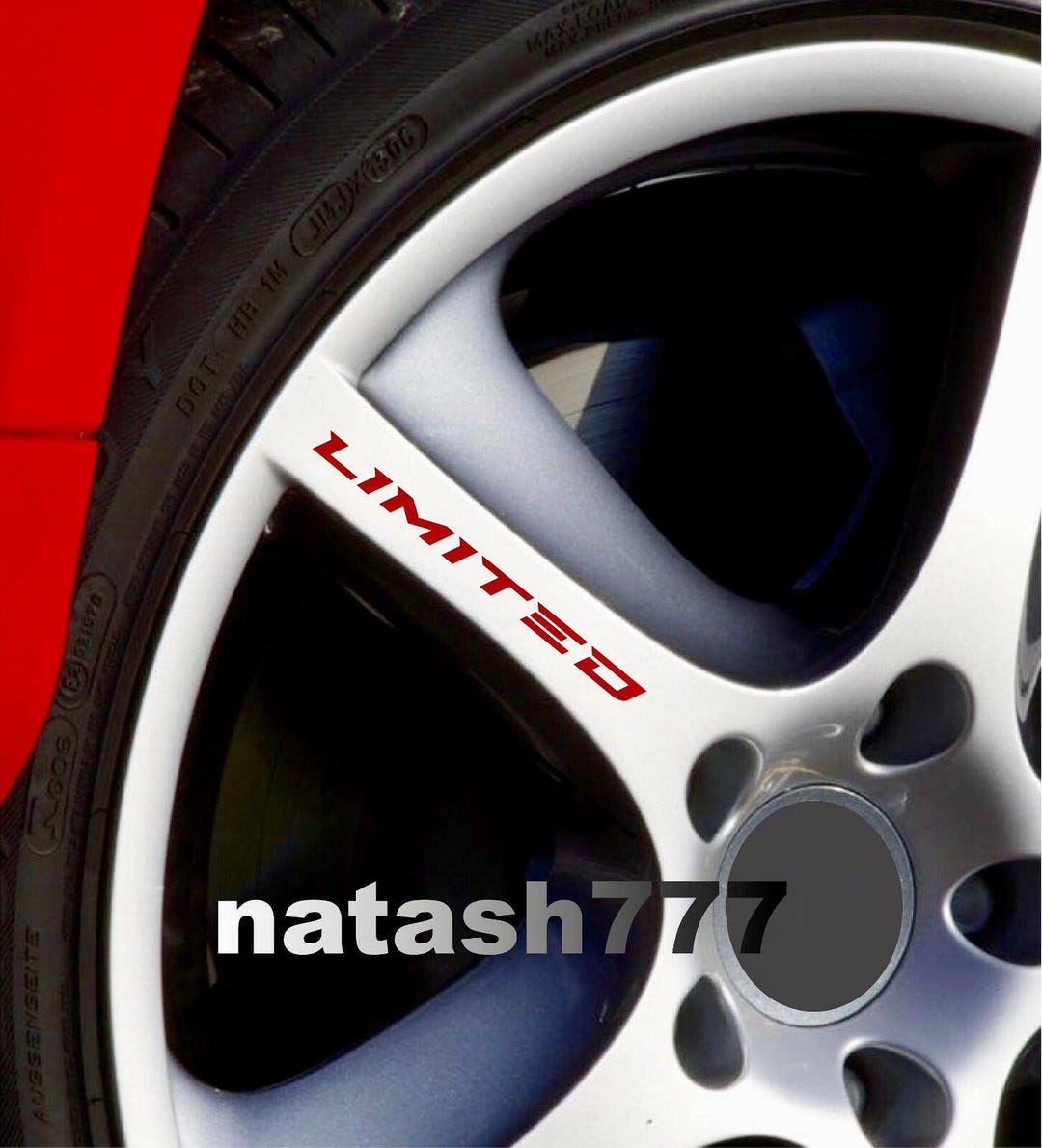 Ppf Sticker Sport Rims LIMITED Wheels Rims Decal Sticker Racing Performance Sport Emblem Logo ...