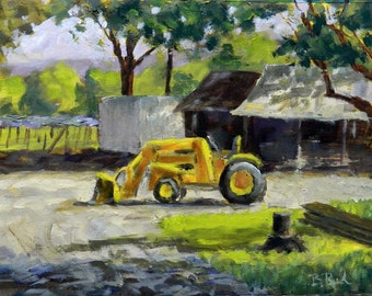 Behind the Winery - original oil painting