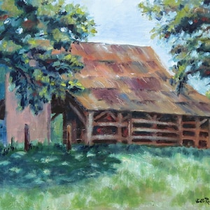 Country Barn -  Quality Art Print