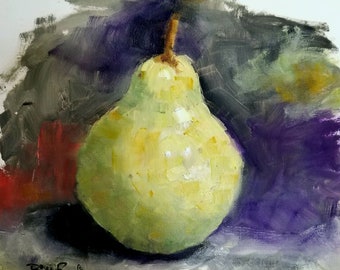 Bartlett  Pear - art print of my original oil painting