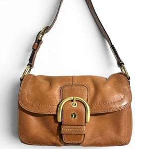 Coach Soho Flap Shoulder Buckle Bag Vintage Y2k - Etsy Singapore