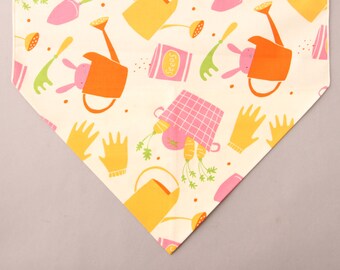 Garden Table Runner, Spring Table Runner, Modern Table Runner, Small 36” or Large 72" Table Runner, Everyday Table Runner