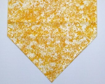 Yellow and White Contemporary Table Runner, Summer Table Runner, Modern Table Runner, 36” or 72” Table Runner