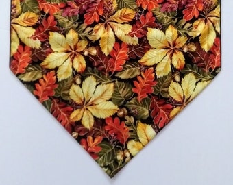 Fall Leaves Table Runner, Bright Fall Leaves, 36” or 72” Table Runner