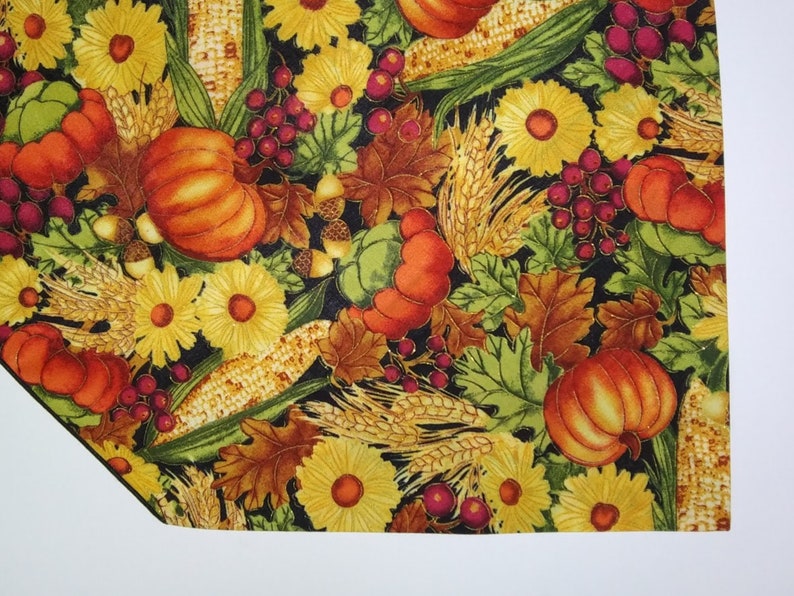 Fall/Thanksgiving Table Runner, Fall Harvest Table Runner, 72 Table Runner image 2