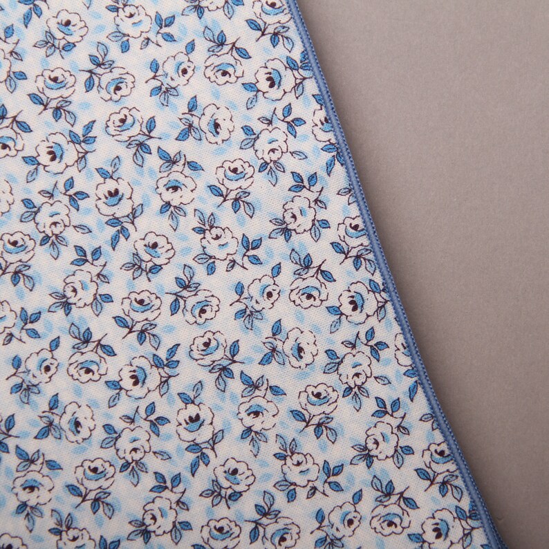 Blue and White Cloth Napkins Set of 4 Dinner Napkins Blue Etsy