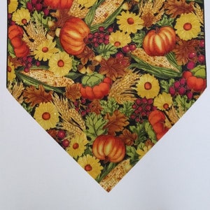 Fall/Thanksgiving Table Runner, Fall Harvest Table Runner, 72 Table Runner immagine 3