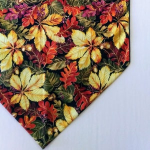 Fall Leaves Table Runner, Bright Fall Leaves, 36 or 72 Table Runner image 4