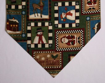 Large Happy Holidays Table Runner