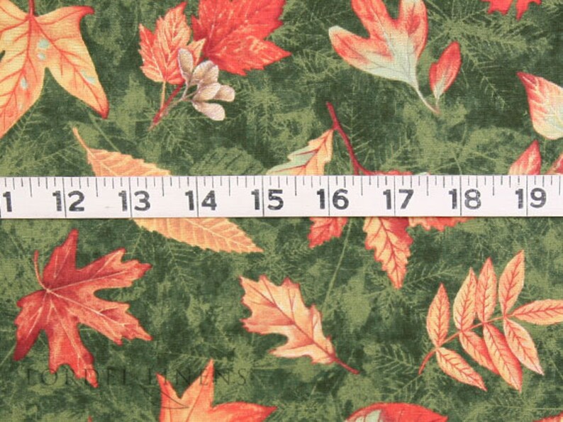 Fall Colors Small or Large Table Runner, 36 or 72 Fall Table Runner image 3