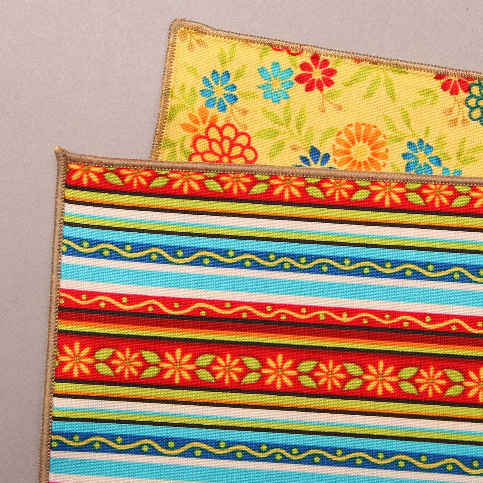 Bright Placemats Summer Placemats Modern Placemats Set of 4 Etsy