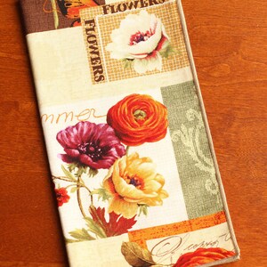 Fall Napkins, Set of 4 Cloth Napkins, Late Summer, Early Fall Decor, Table Accents image 3