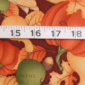 Pumpkins Corn Squash Gourd Fall Large Table Runner image 3