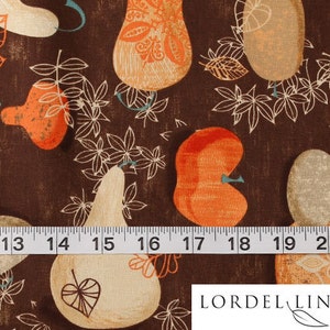 Fall Country Table Runner, 72 Table Runner, Fall Gourds and Leaves, Country Table Runner, Home Decor image 3