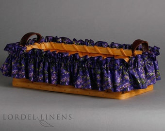 Does not include Basket.  Lavender Sprigs Basket Garter