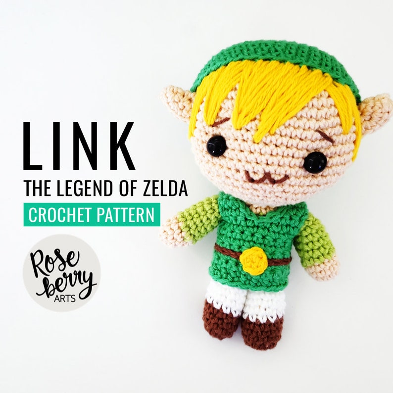 Link Crochet Pattern the Legend of Zelda Inspired Etsy