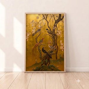 吉田俊作の日本美術版画「ライオン」、木版画、ジクレー、版画、アジア