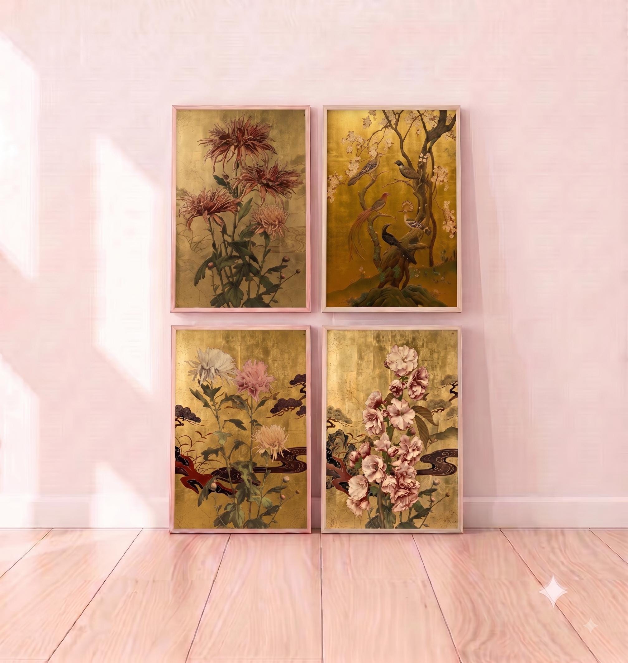 Antique Japanese Screens - Etsy