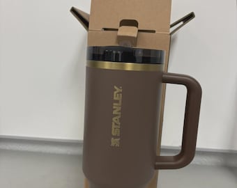 Stanley ProTour Flip Straw Tumbler 40oz Espresso Gold, Leak-Proof Insulated Bott new authantic