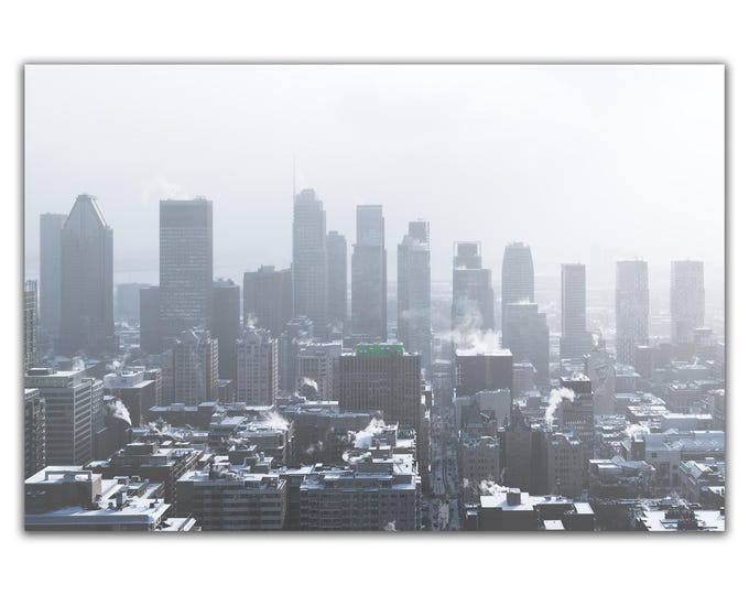 Cold misty morning