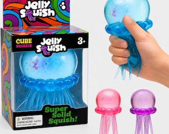 Qualle Squishy Spielzeug, weiches Gelee Stress Relief Fidget, Ozean Tier sensorisches Spielzeug