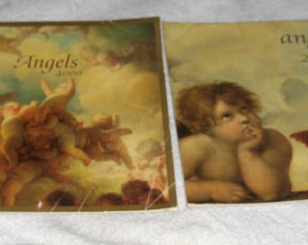 Vintage Two teNeues Angel Wall Calendars Angel Photography 2000 2001 Arts And Craft Supplies