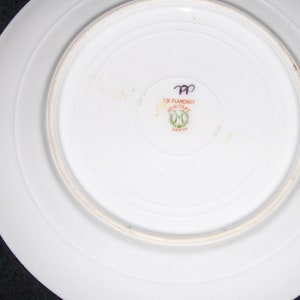 Vintage The Flamenco Noritake Nippon Salad Dish Floral Porcelain Dessert Plate image 5