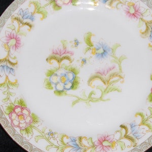 Vintage The Flamenco Noritake Nippon Salad Dish Floral Porcelain Dessert Plate image 2