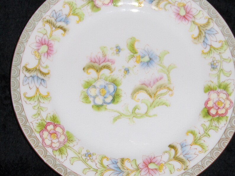 Vintage The Flamenco Noritake Nippon Salad Dish Floral Porcelain Dessert Plate image 2