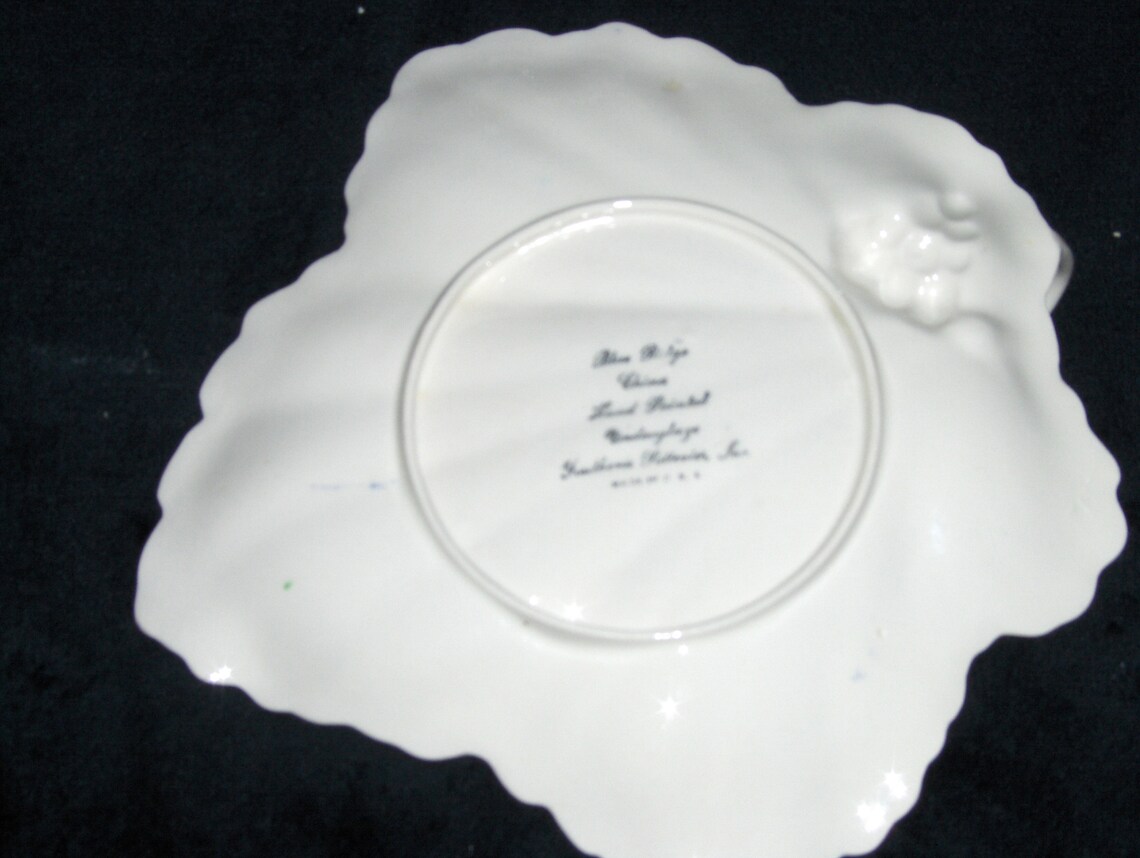 Blue Ridge Southern Potteries Floral Dish Vintage Chintz Pattern Leaf ...