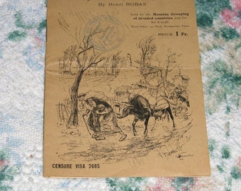 Antique Booklet Henri Robas A Lorraine Bride From Great Wars Heroes And Heroines Pamplet