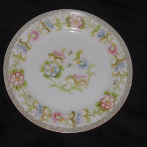 Vintage The Flamenco Noritake Nippon Salad Dish Floral Porcelain Dessert Plate image 1