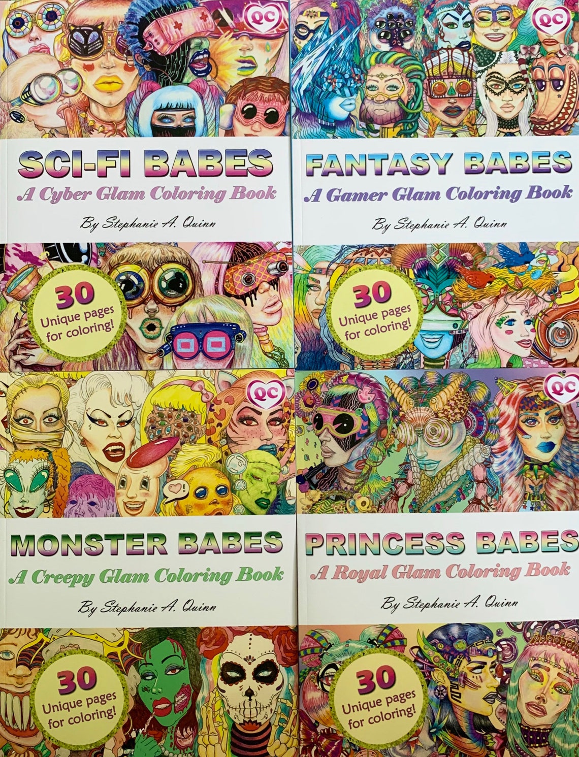 Complete Coloring Book Set 4 Books Included Etsy