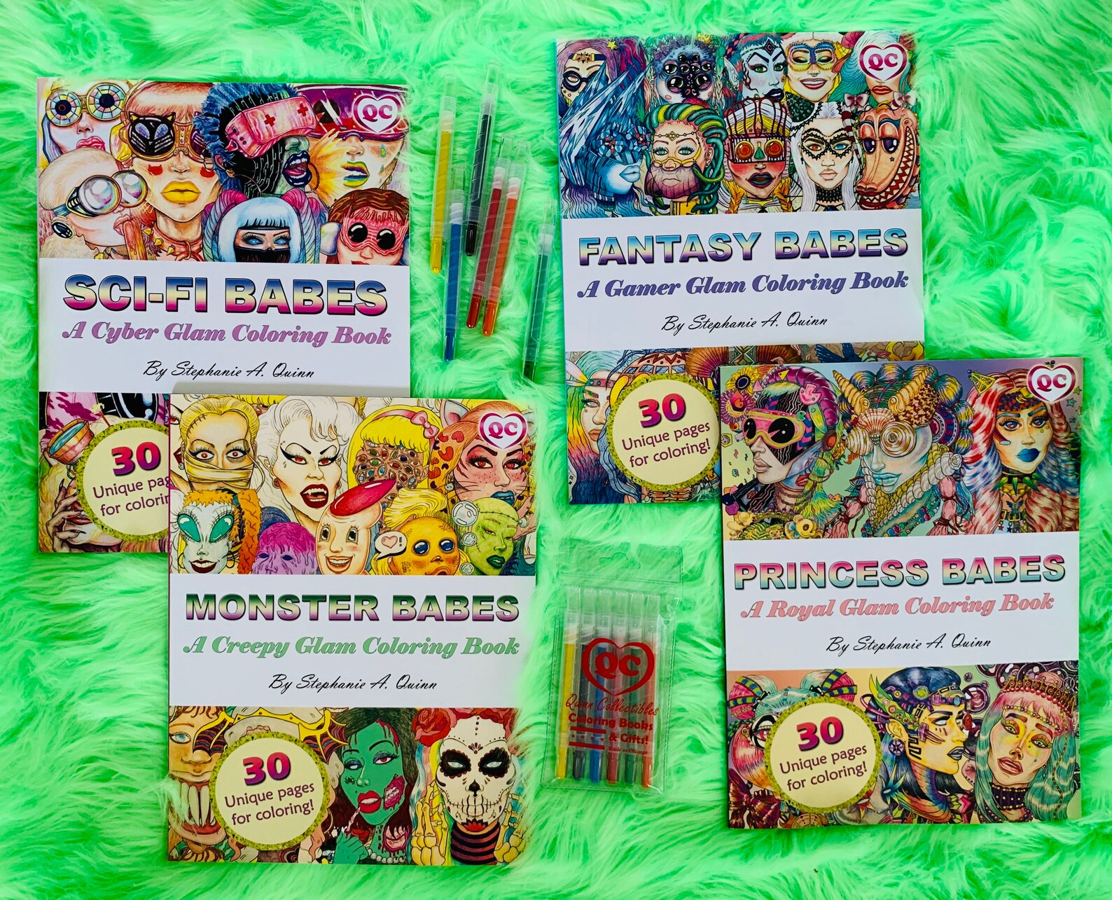 Complete Coloring Book Set 4 Books Included | Etsy