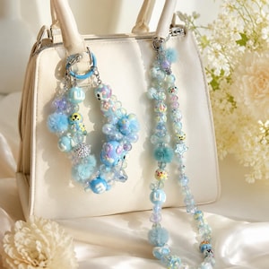 Kawaii Purse Charm Key Ring Japanese Harajuku Pastel Cute Bag Charm Retro 80s J- Kawaii Products for Sale up to 90% Off Retail: Poshmark main image 4