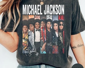 Vintage Michael Jackson T-shirt, Michael Jackson King of Pop Concert T-Shirt, King of Pop Through The Years Merch, Comfort Colors Tee