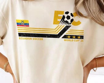 Ecuador Soccer World Vintage Comfort Colors Shirt