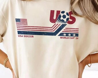 USA Soccer World Vintage Comfort Colors Shirt