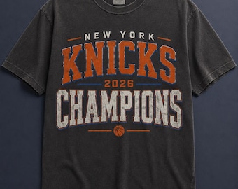 New York Knicks Champions T-Shirt, 2026 NBA Finals, Vintage Basketball Graphic Tee, Fan Gift