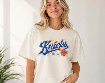 New York Basketball T-Shirt, Vintage Knicks Fan Tee, Jalen Brunson, Gifts For Men