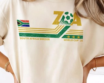 South Africa Soccer World Cup 2026 Tee, FIFA World Cup, Mexico Stadium Blueprint, Soccer Fan Gift