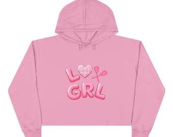 Sudadera corta con estampado gráfico LAX GRL